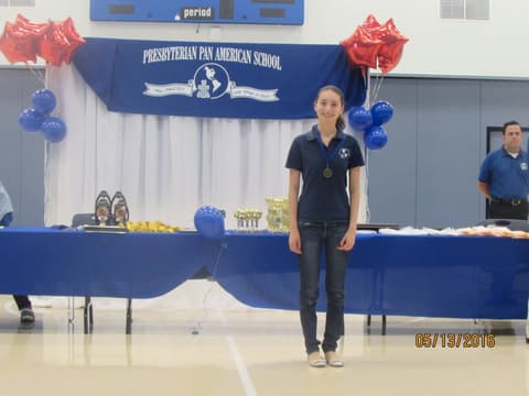 Awards assembly in the gym, May 13, 2016.