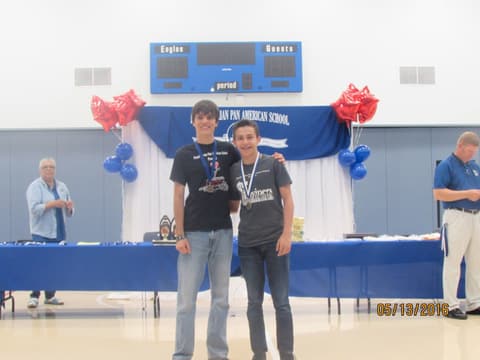 Awards assembly in the gym, May 13, 2016.