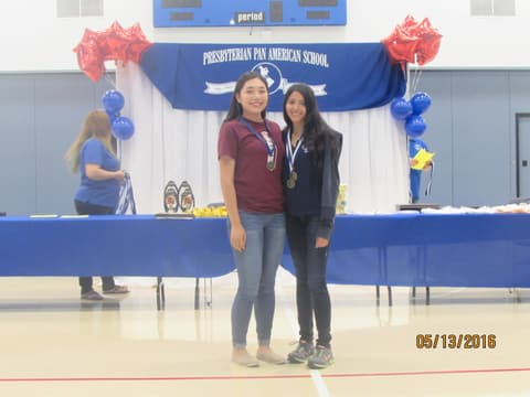 Awards assembly in the gym, May 13, 2016.