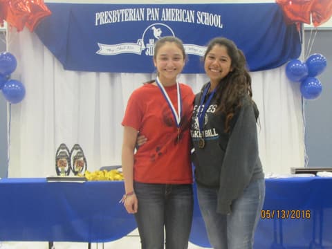 Awards assembly in the gym, May 13, 2016.