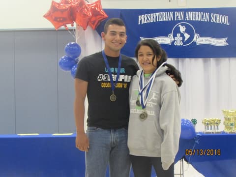 Awards assembly in the gym, May 13, 2016.