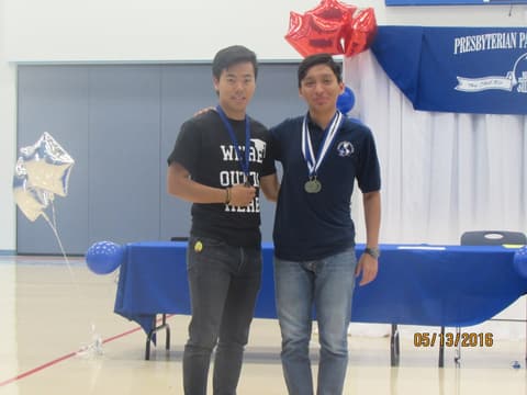 Awards assembly in the gym, May 13, 2016.
