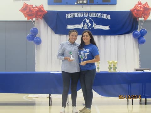 Awards assembly in the gym, May 13, 2016.