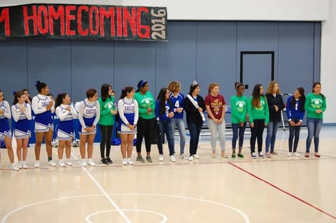 Homecoming Pep Rally, October 6, 2016.