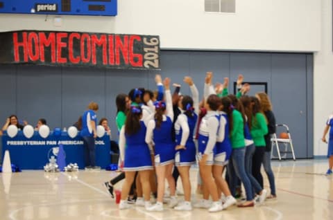Homecoming Pep Rally, October 6, 2016.