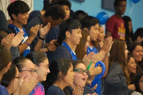 Homecoming Pep Rally, October 6, 2016.