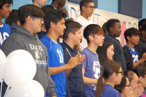 Homecoming Pep Rally, October 6, 2016.