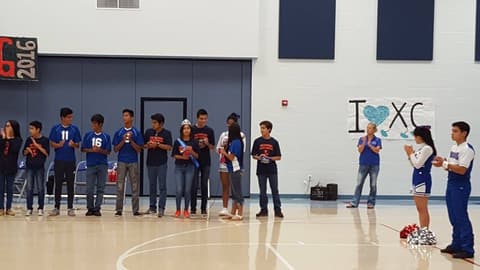 Homecoming Pep Rally, October 6, 2016.