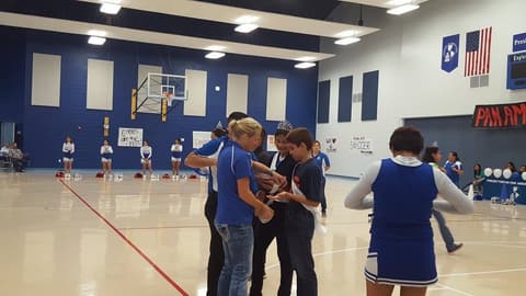 Homecoming Pep Rally, October 6, 2016.