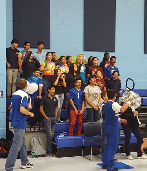 Homecoming Pep Rally, October 6, 2016.