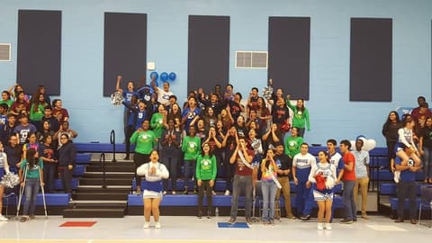 Homecoming Pep Rally, October 6, 2016.