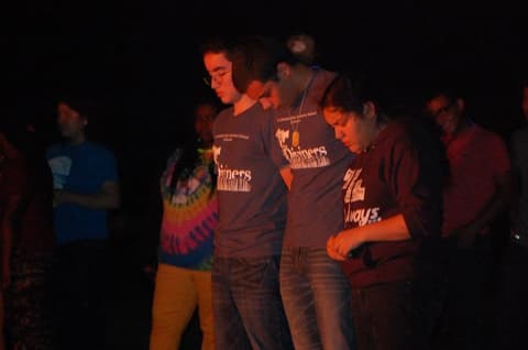 Homecoming Bonfire & Senior Blessing, October 6, 2016.