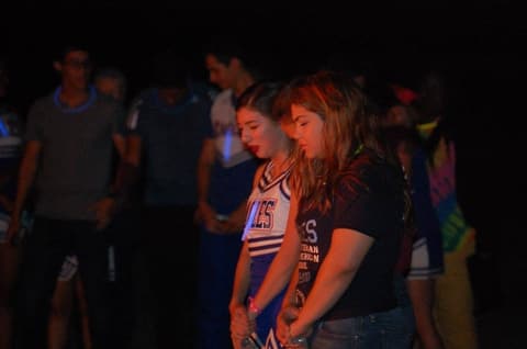 Homecoming Bonfire & Senior Blessing, October 6, 2016.