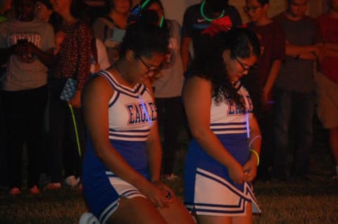 Homecoming Bonfire & Senior Blessing, October 6, 2016.