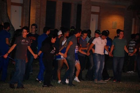 Homecoming Bonfire & Senior Blessing, October 6, 2016.