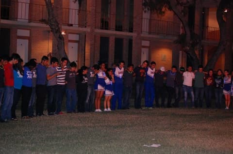 Homecoming Bonfire & Senior Blessing, October 6, 2016.