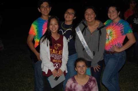 Homecoming Bonfire & Senior Blessing, October 6, 2016.