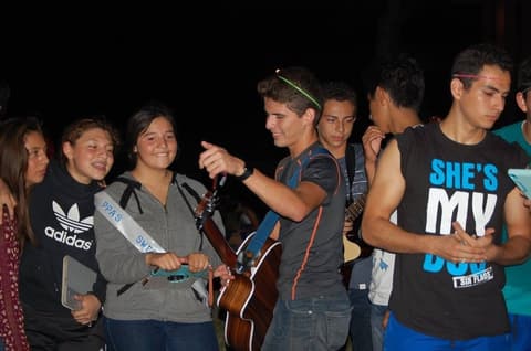 Homecoming Bonfire & Senior Blessing, October 6, 2016.