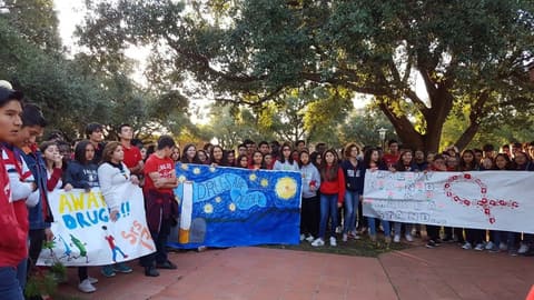 “Drug Free & Bully Free” Walk, October 21, 2016.