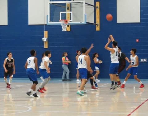 Basketball vs. Faith Christian Academy, November 4, 2016.