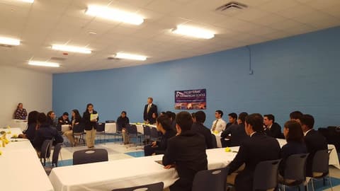 National Honor Society Induction Ceremony, December 2, 2016.