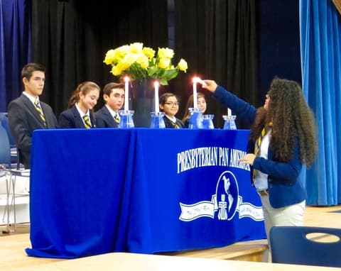National Honor Society Induction Ceremony, December 2, 2016.