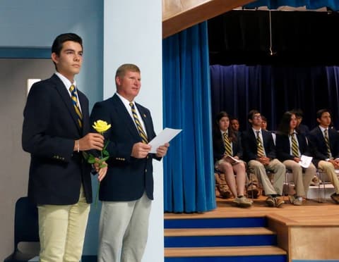 National Honor Society Induction Ceremony, December 2, 2016.