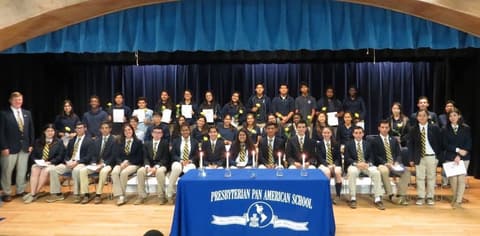 National Honor Society Induction Ceremony, December 2, 2016.