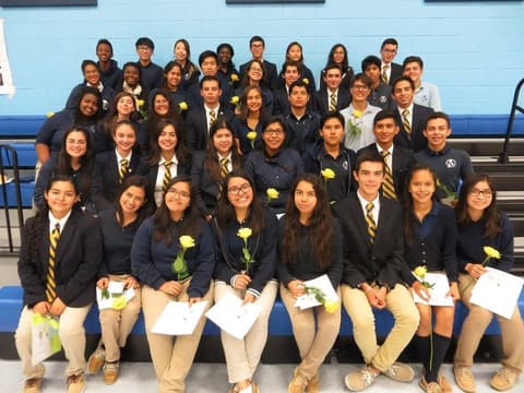 National Honor Society Induction Ceremony, December 2, 2016.