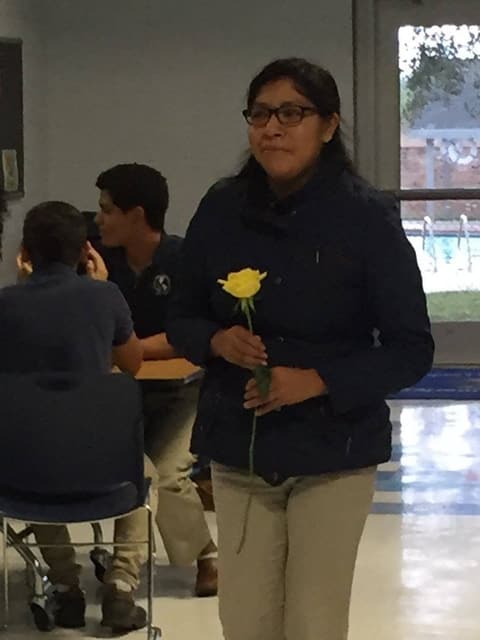 National Honor Society Induction Ceremony, December 2, 2016.