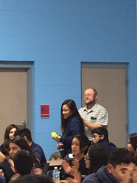 National Honor Society Induction Ceremony, December 2, 2016.