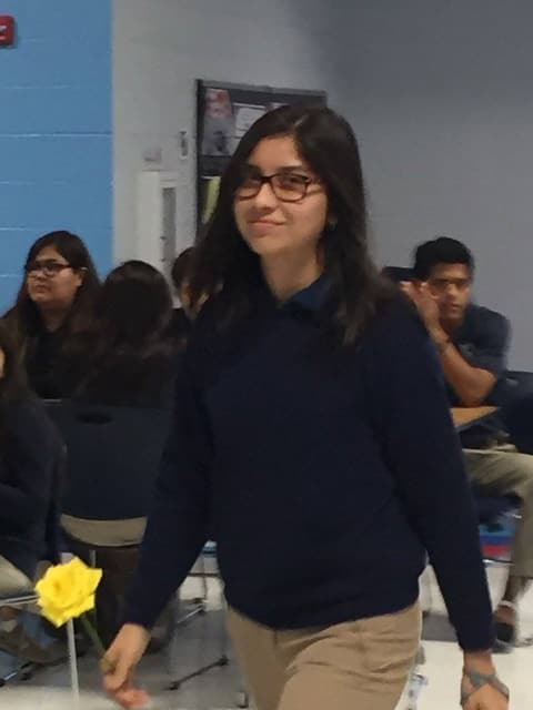 National Honor Society Induction Ceremony, December 2, 2016.