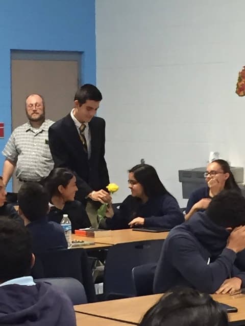 National Honor Society Induction Ceremony, December 2, 2016.