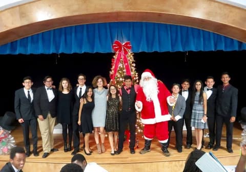 Candlelight Christmas Service and Christmas Party.