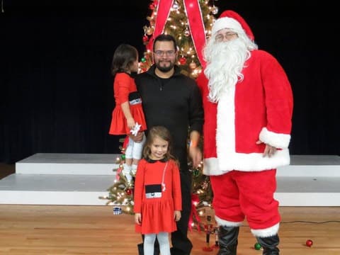 Candlelight Christmas Service and Christmas Party.