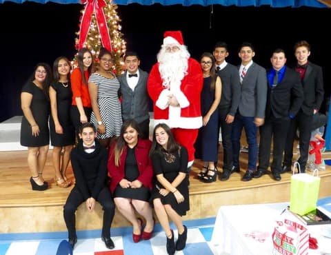 Candlelight Christmas Service and Christmas Party.