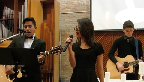 Candlelight Christmas Service and Christmas Party.