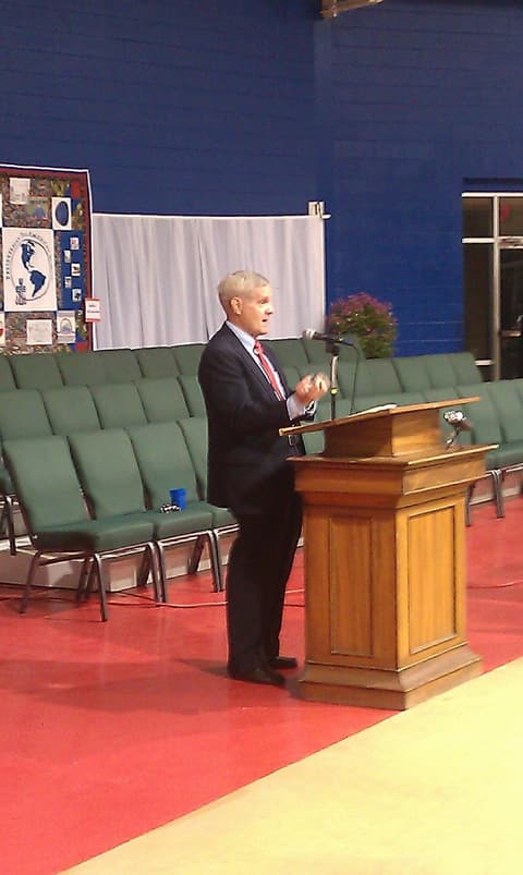 James S. “Jimmy” Reisner speaks on “The Reisner Legacy” at the Centennial Celebration, May 18, 2012.