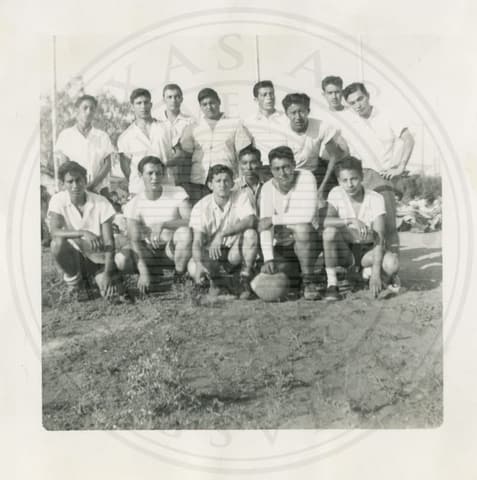 Soccer team, fall 1953.