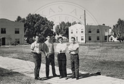 Four students in school.