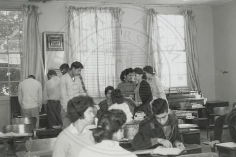 Students in class.