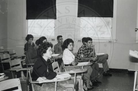 Students in class.