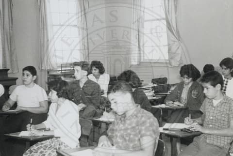 Students in class.