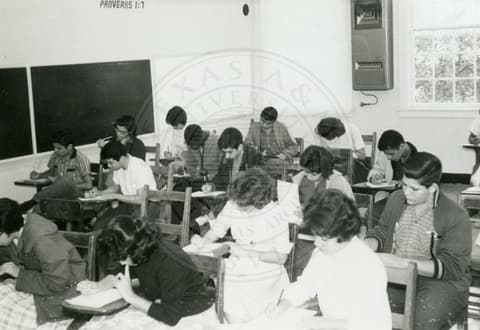 Students in class.