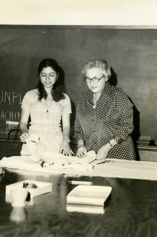 Teacher and student.