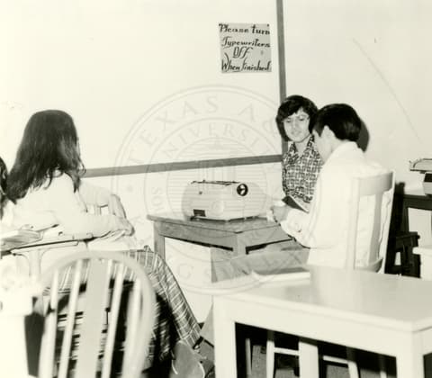 Students in class.