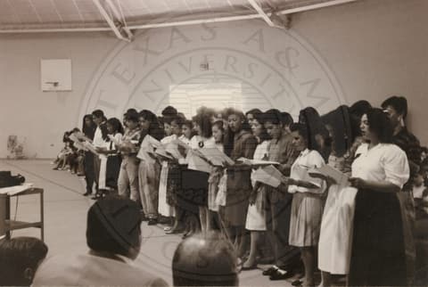 The choir, 1990.