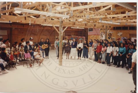The choir trip to Brownsville, 1990.