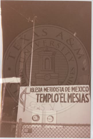 Visit to Methodist Church in Mexico.