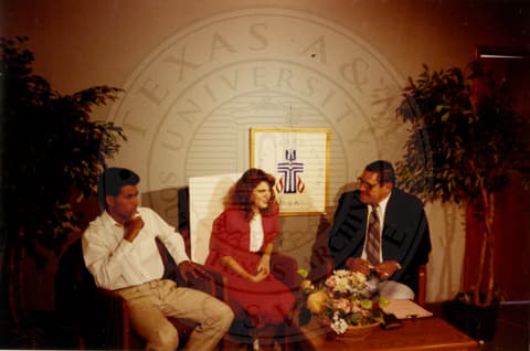 Church Leader and Students.